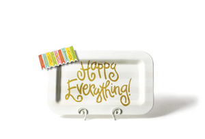 Mini Rectangular Platter- White stripe