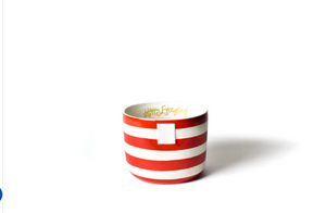 Mini Bowl- Red Stripe