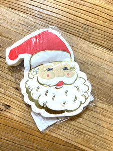 Santa head napkin
